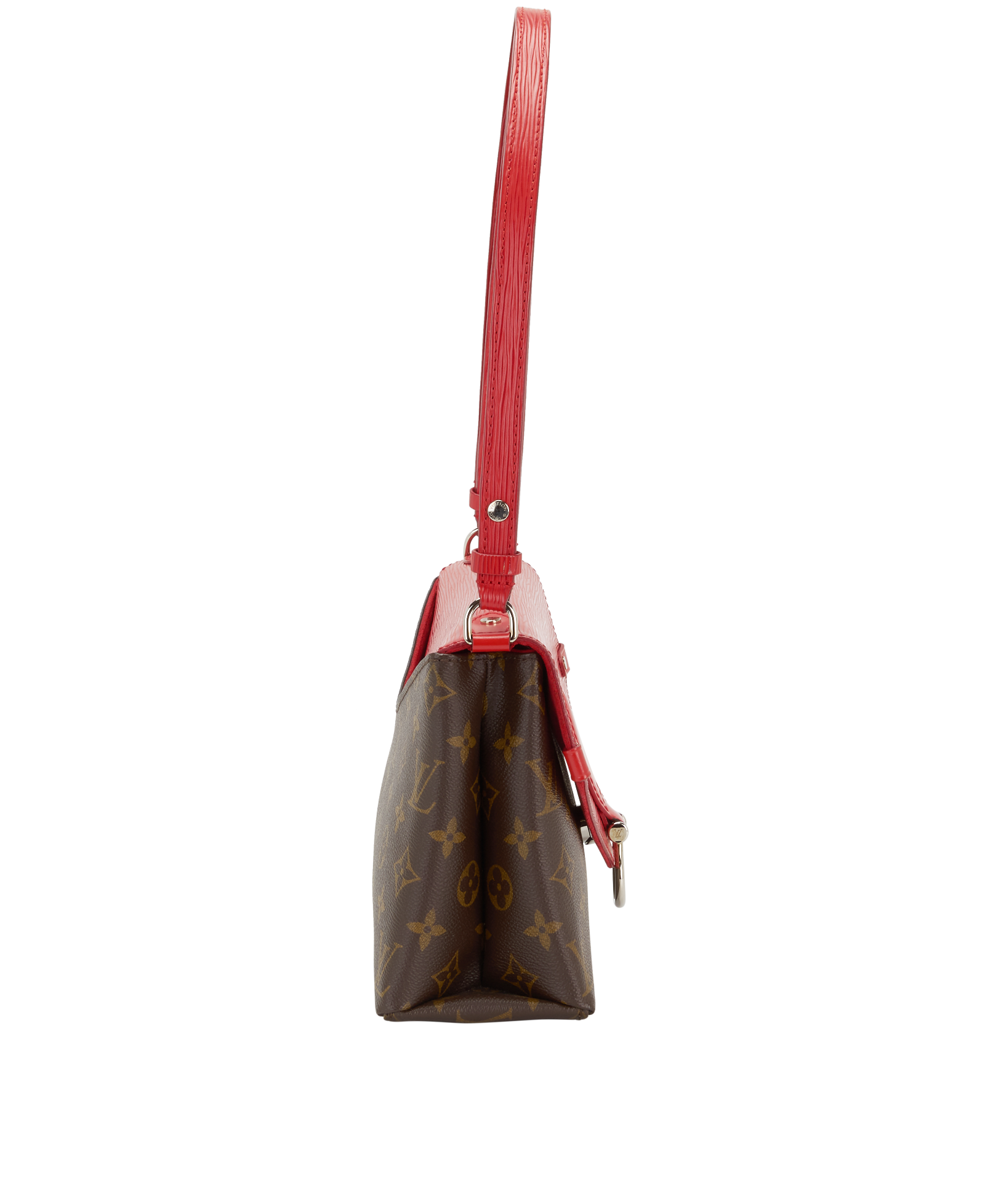 Saint Michel, &pound;750, Handbags, Brown/Red, Canvas/Leather, Side view